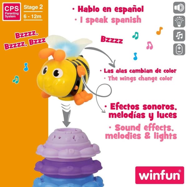 Staplingsbara block Winfun Bi 13 x 35,5 x 13 cm 2 antal