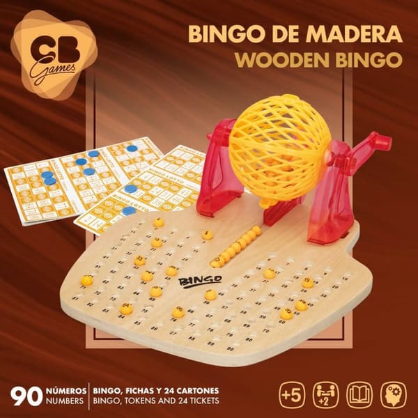 Bingo CB Games Trä Plast (2 antal)