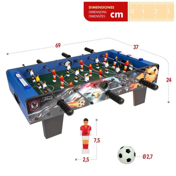 Bords-baby-foot CB Games 69 x 24 x 37 cm (2 antal)