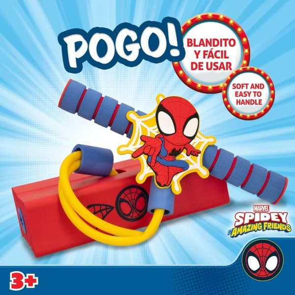 Pogobouncer Spider-Man 3D Röd Barn (4 antal)