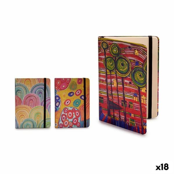 Anteckningsblock Pincello Multicolour B6 100 Blad 12,5 x 1,3 x 17,5 cm Cirklar (18 antal)