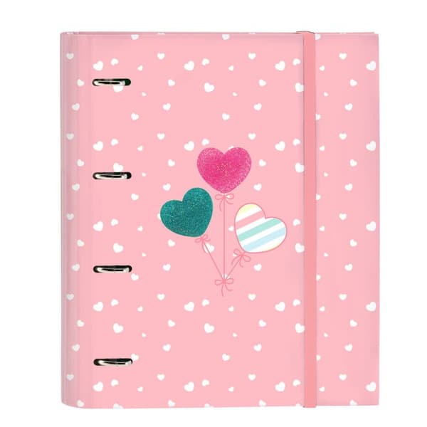 Ringpärm BlackFit8 Globitos 27 x 32 x 3.5 cm Rosa