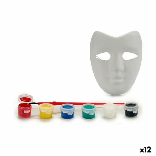 Målarset Pincello MD01 Vit Mask (12 antal)