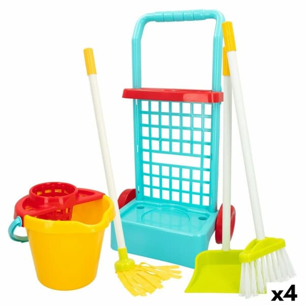 Städvagn med accessoarer Colorbaby My Home 30,5 x 55,5 x 19,5 cm (4 antal)