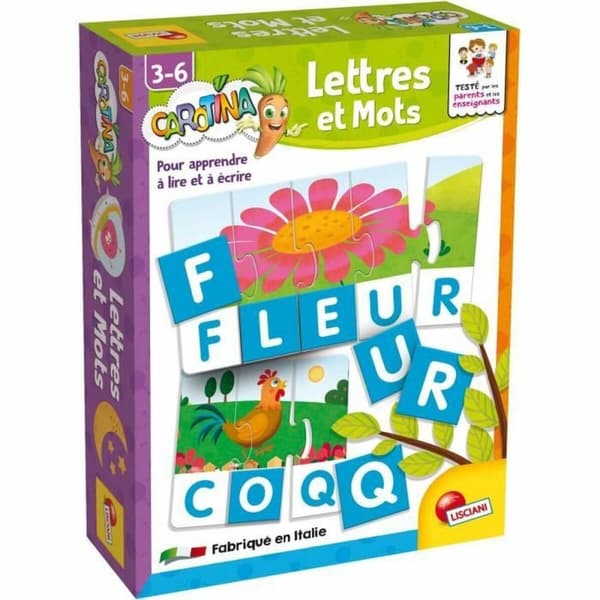 Utbildningsspel Lisciani Giochi Lettres et Mots