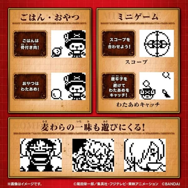 Virtuellt husdjur Tamagotchi Nano: One Piece - Chopper Edition