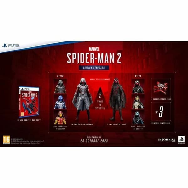 PlayStation 5 Videospel Insomniac Games Marvel Spider-Man 2 (FR)