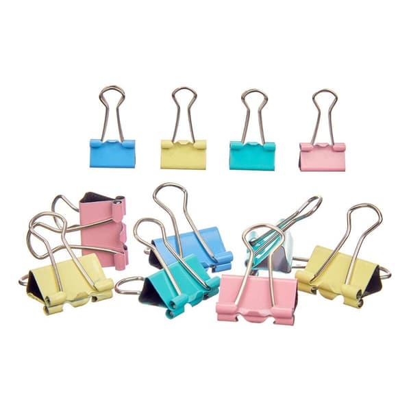 Klämmor Pincello 387 Multicolour Metall Gem Liten (24 antal)