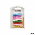 Miniatyrbild 1 av 4: Klämmor Pincello 398 Multicolour Trä Stor (24 antal)