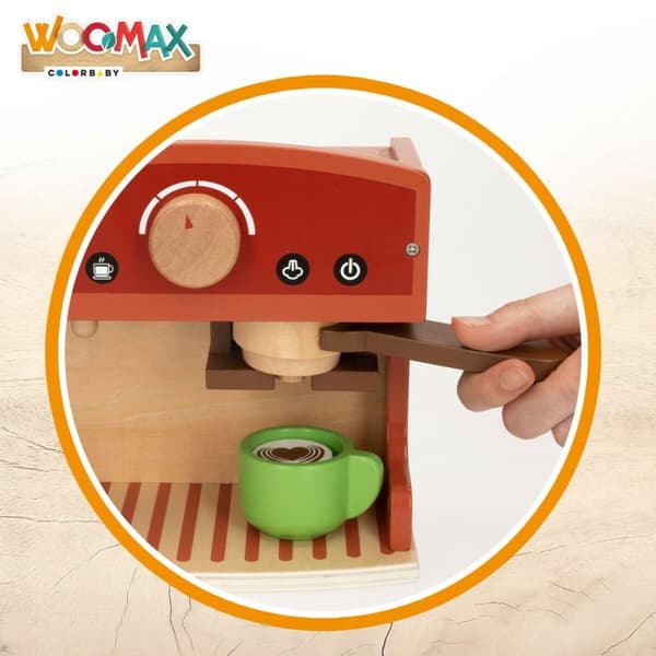 Leksak kaffebryggare Woomax (4 antal)