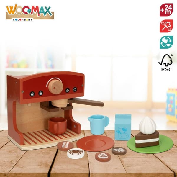 Leksak kaffebryggare Woomax (4 antal)