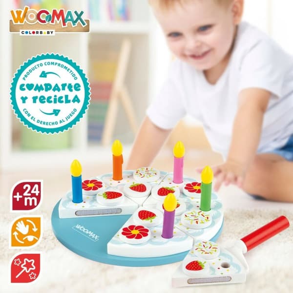 Spel av Trä Woomax Tarta 26 Delar (6 antal)
