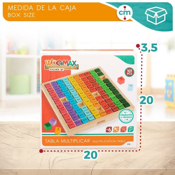 Skicklighetsspel Woomax 101 Delar 19 x 2 x 19 cm (6 antal)