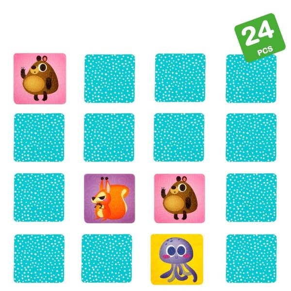 Memory-spel Lisciani Barnpussel Pekskärm 24 Delar
