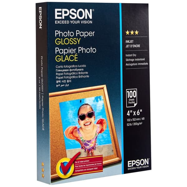 Pack med bläckpatroner och fotopapper Epson C13S042548 A7 (1 antal)