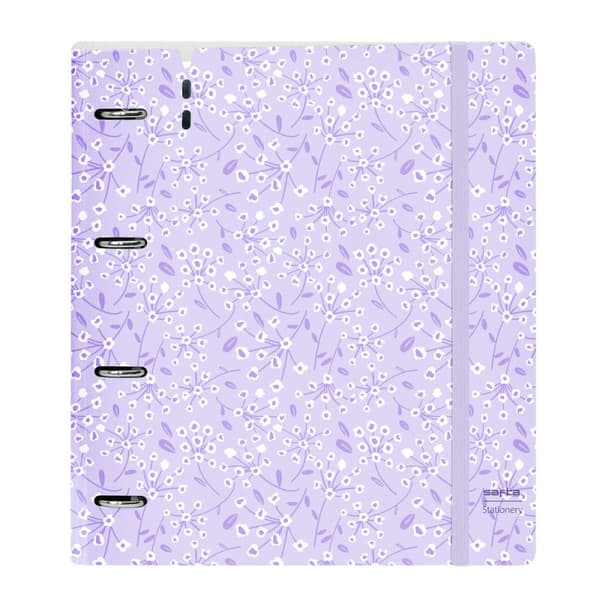 Ringpärm Safta Light purple flowers Purpur 27 X 32 X 4 cm