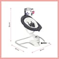 Miniatyrbild 2 av 2: Hängmatta för bebis Babymoov Swing Swing Grå
