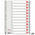Miniatyrbild 1 av 2: Separatorer Esselte Numrerad Grå A4 12 Blad (10 antal)