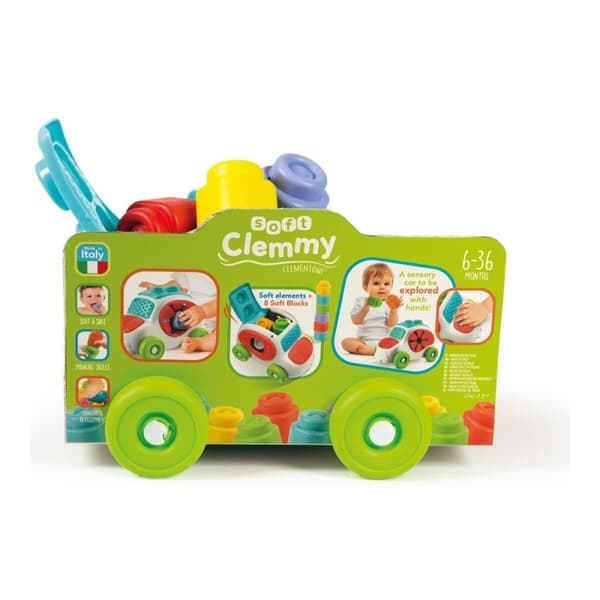 Liten leksaksbil Clementoni 8 Delar 28 x 19,5 x 18 cm