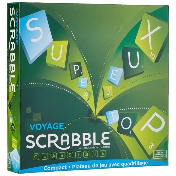 Sällskapsspel Mattel Scrabble Voyage (FR)