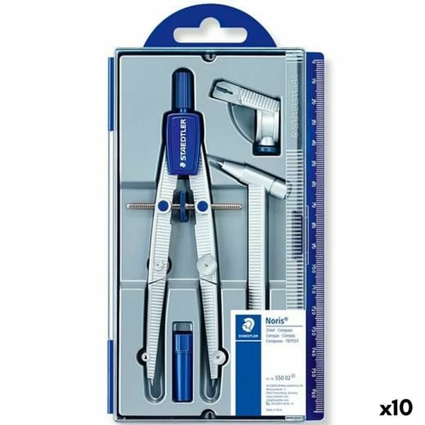 Kompass Staedtler 550 4 Delar Grå (10 antal)