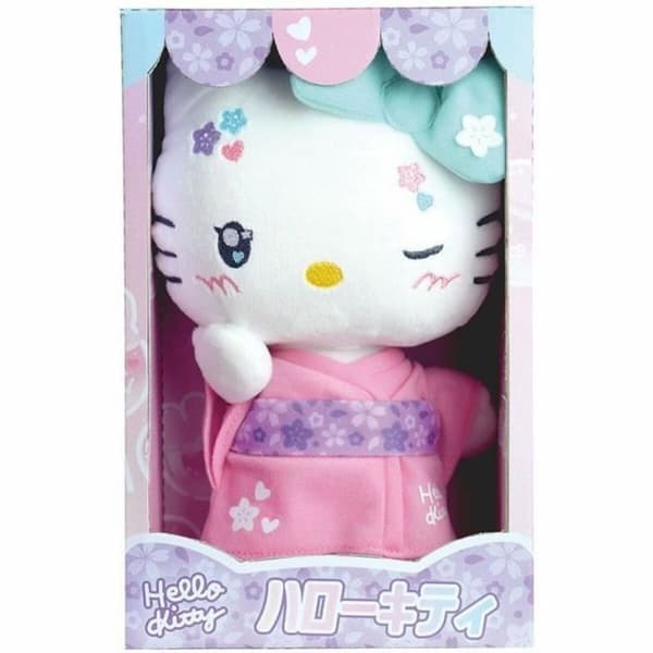 Mjukisleksak Jemini Hello Kitty Kimono Kawai Rose