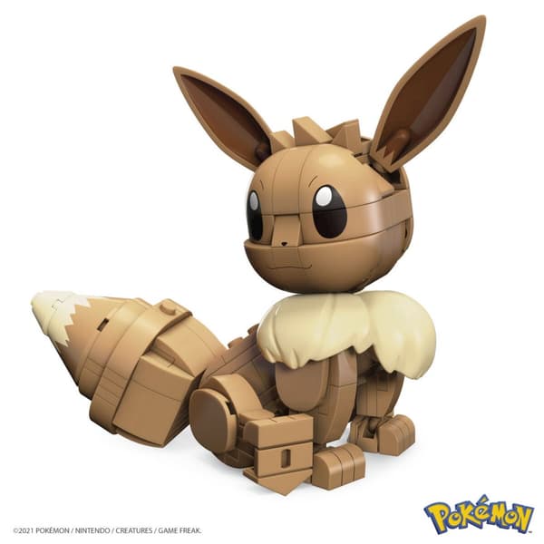Ledad figur Mega Construx  Eevee Medium + 7 år 215 Delar