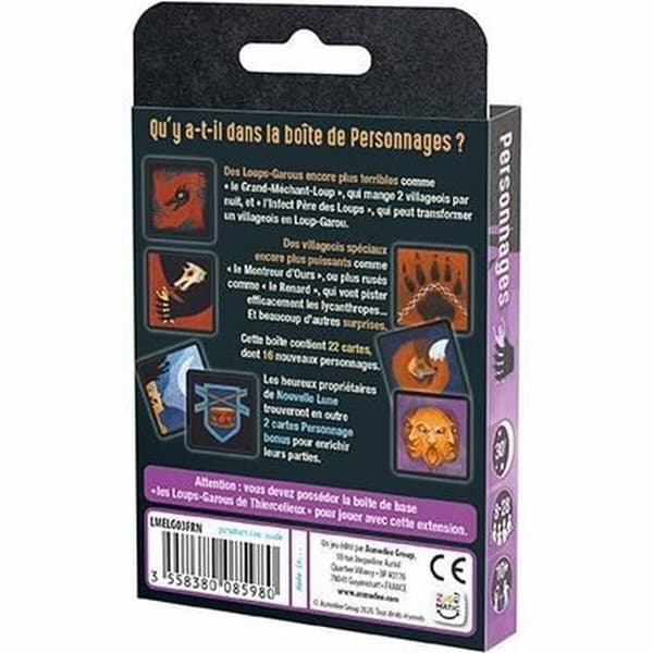 Sällskapsspel Asmodee Les Loups-Garous de Thiercelieux - Expansion: Characters (Edition 2021) (FR)