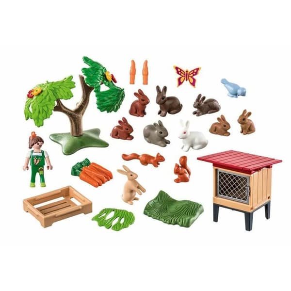 Playset Playmobil 71252 Country Rabbit Hutch 41 Delar