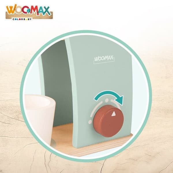 Leksak kaffebryggare Woomax 6 Delar (6 antal)