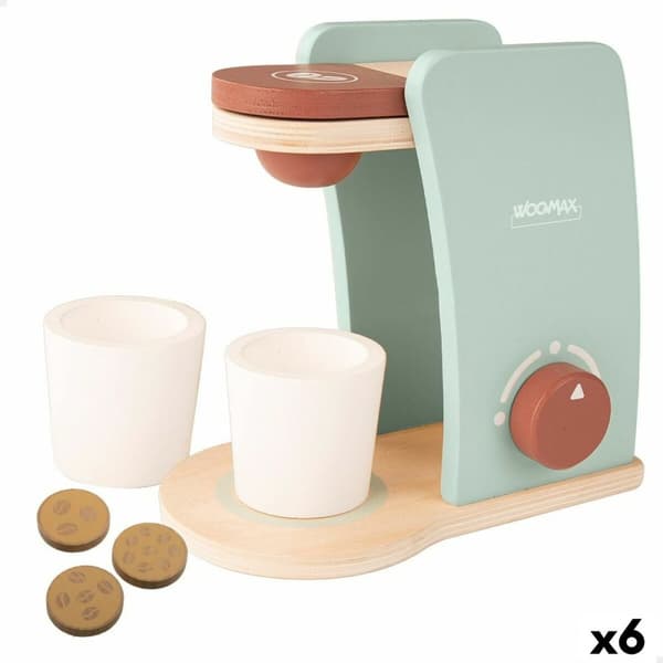 Leksak kaffebryggare Woomax 6 Delar (6 antal)