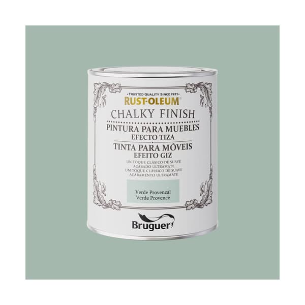Måla Bruguer Rust-oleum Chalky Finish 5733888 Möbler Provencal Green 750 ml