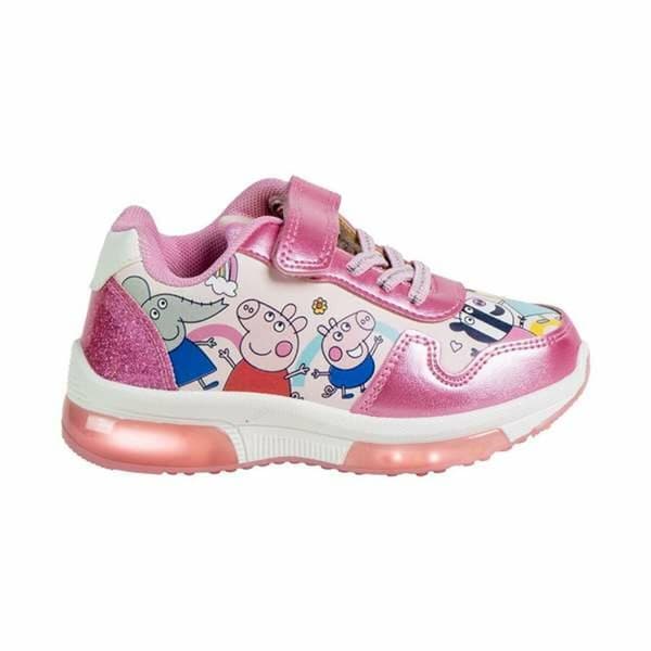 Skor i ledig stil med LED-ljus Peppa Pig Rosa 30