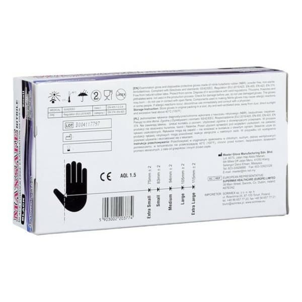 Engångshandskar Maxsafe BF-5903002203774_Vendor Storlek S Nitril (100 pcs)