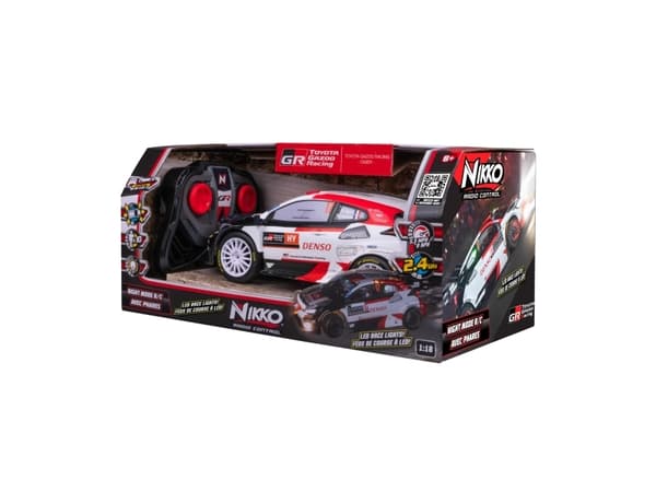 NIKKO Toyota Gazoo Racing Ogier 1:18 RC Night Mode 25 cm
