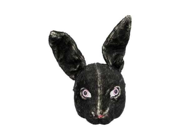Sort kanin maske
