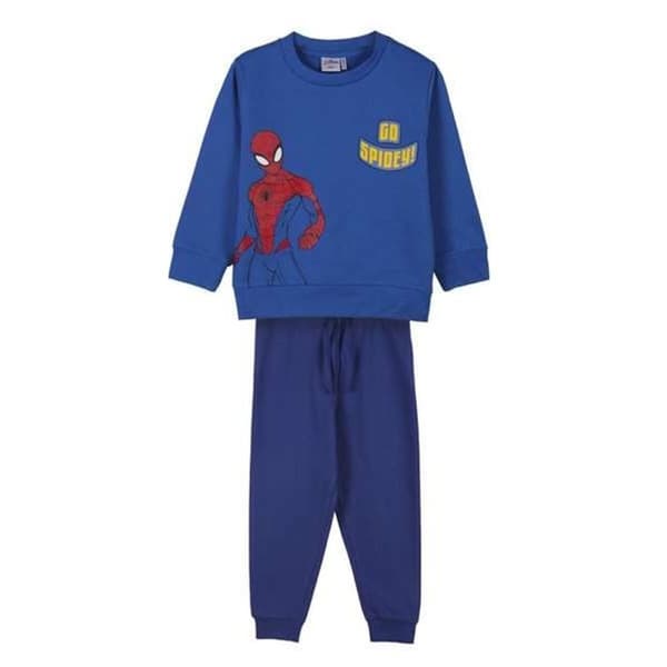 Träningsoverall, Barn Spider-Man Blå 7 år