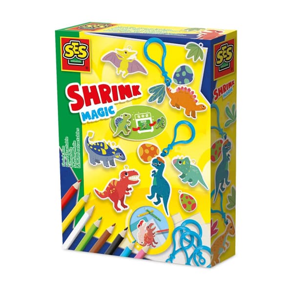 SES Creative - Shrink Foil - Dinosaur Keychains - (S14294)