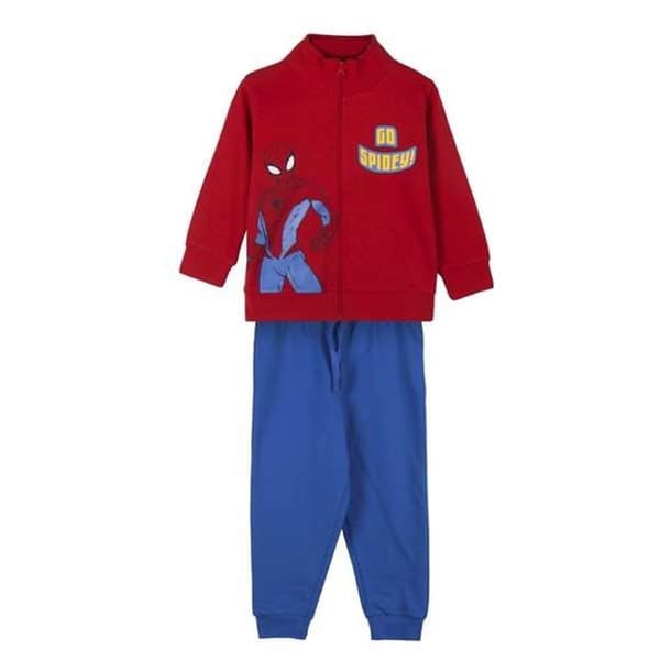 Träningsoverall, Barn Spider-Man Röd 8 år