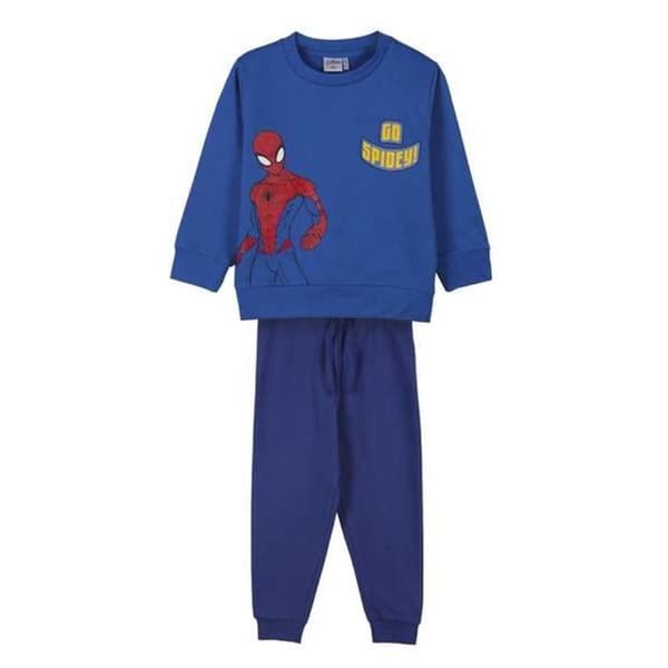 Träningsoverall, Barn Spider-Man Blå 8 år
