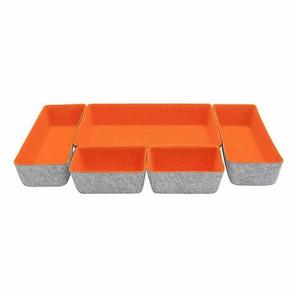 Lådorganiserare Confortime Filthatt 27,5 x 20 x 5,3 cm 5 Delar (6 antal)