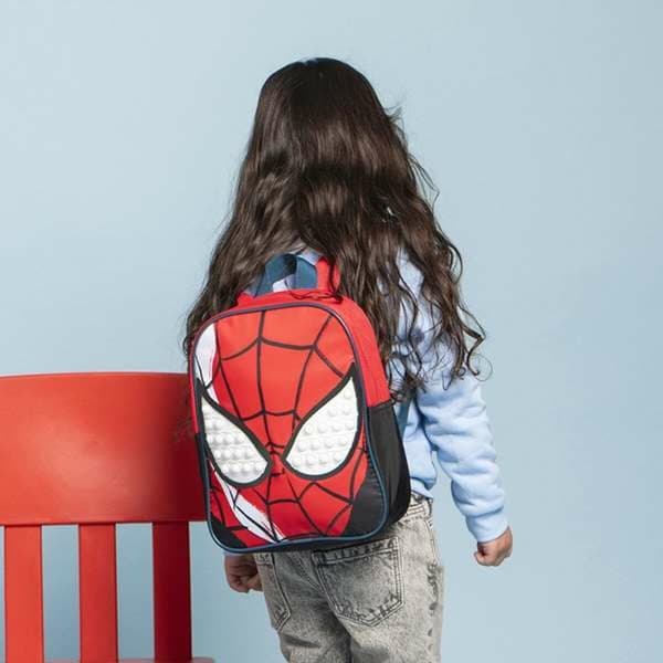 Skolryggsäck Spider-Man Röd 21,7 x 28,0 x 9,0 cm