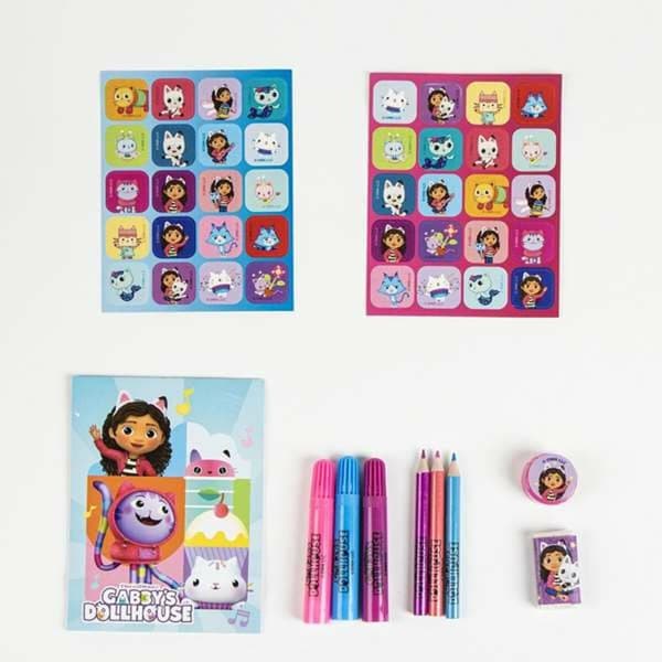 Brevpapper Set Gabby's Dollhouse Purpur
