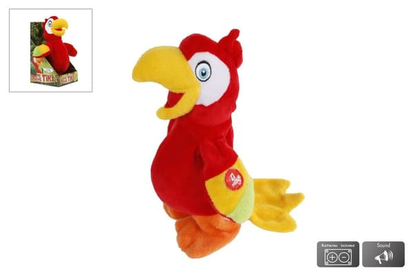 Walking Talking Tiki Interactive 20cm Plush