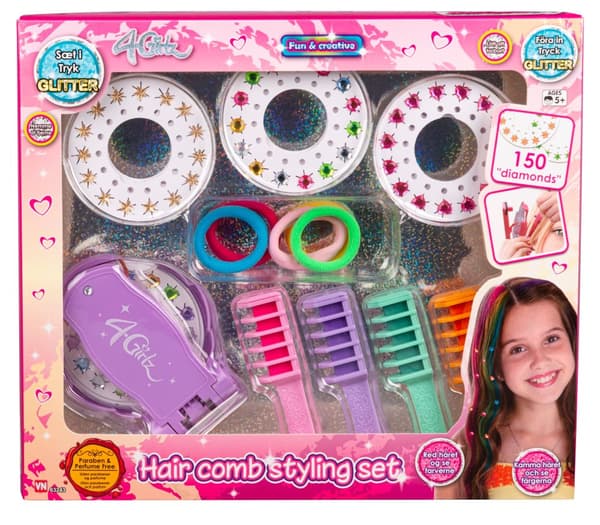 4-Girlz- Hair decoration set w/ combs (63243)