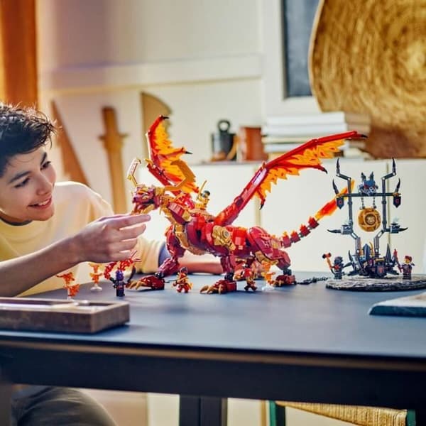 Construction set Lego Fuente Dragón de Movimiento Multicolour