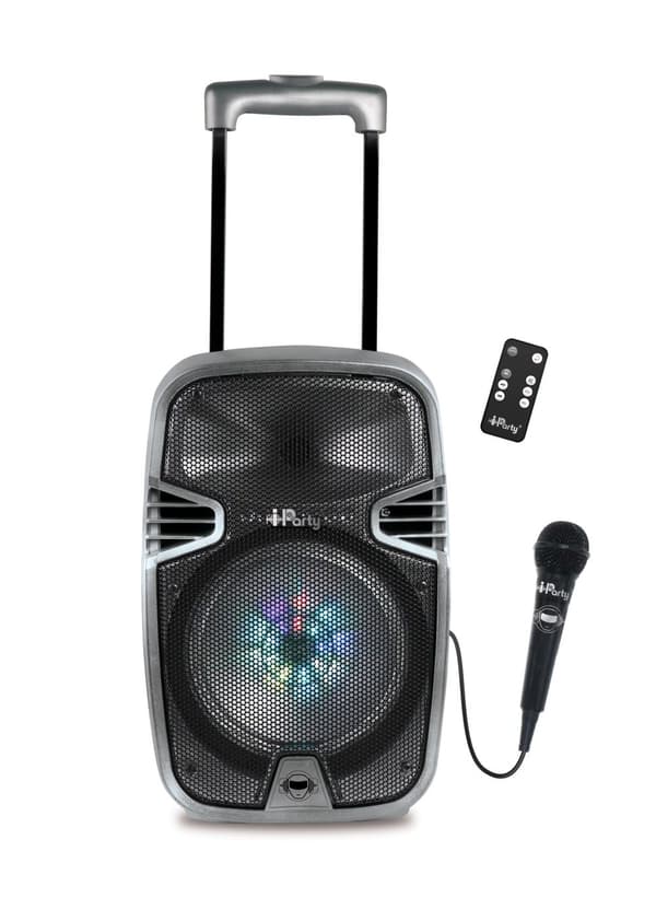 Lexibook - Trolley Bluetooth Karaoke Audio System 8 with lights and mic (K8250)