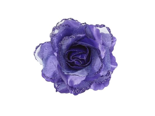 Hiusklipsi violetti ruusu