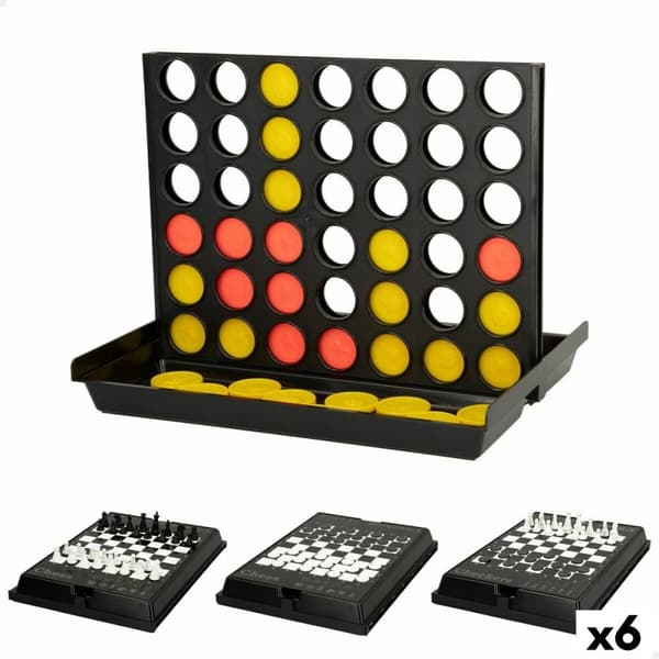 Set med 4 spel Colorbaby (6 antal)