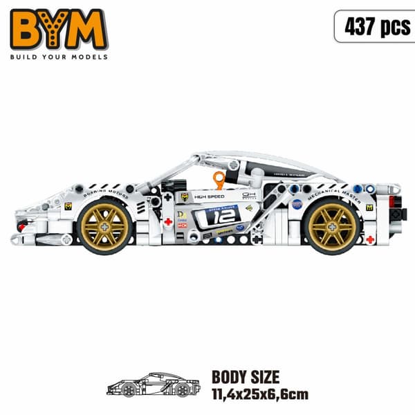 Construction set Colorbaby Car 437 Pieces